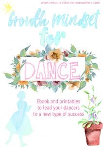 growth mindset for dancers resource kit