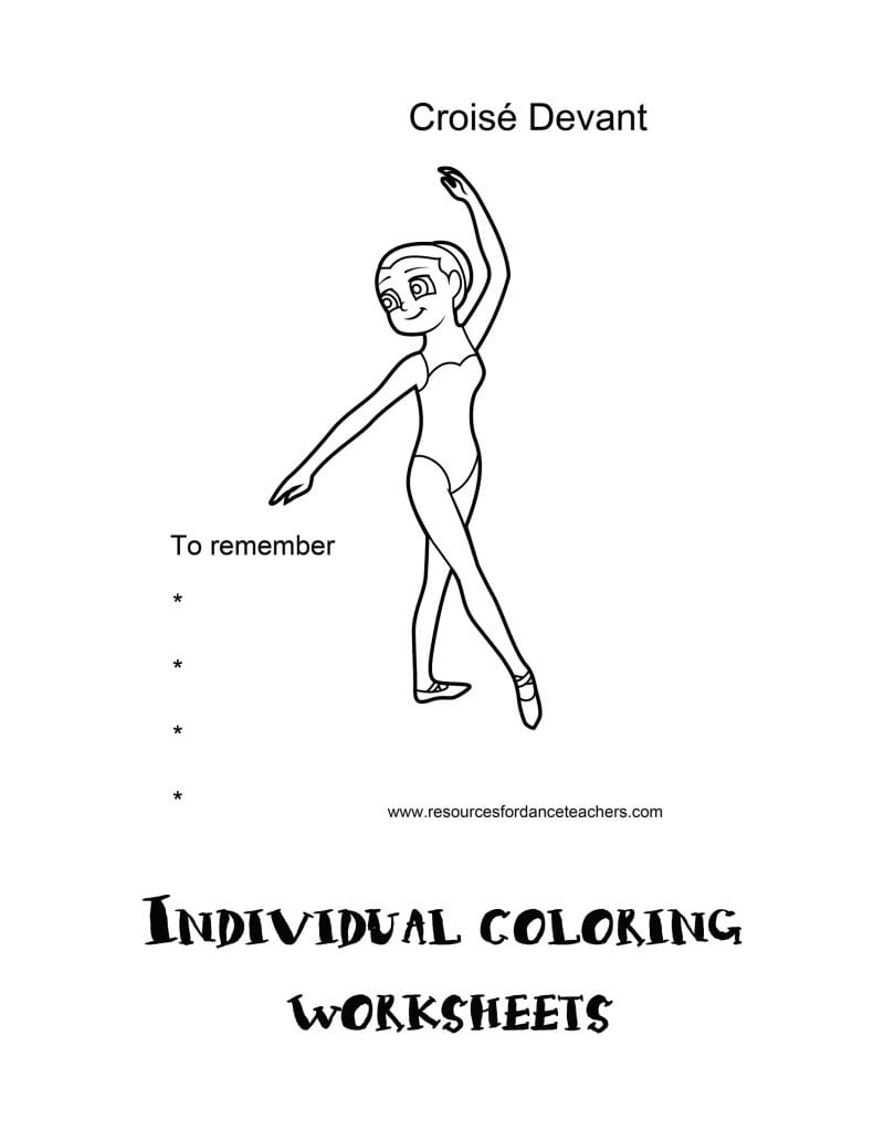 Ballet Body Directions Activity Pack - Resources for Dance Teachers