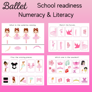 Brainy Ballerinas Preschool Ballet Activity Sheets - Resources for ...