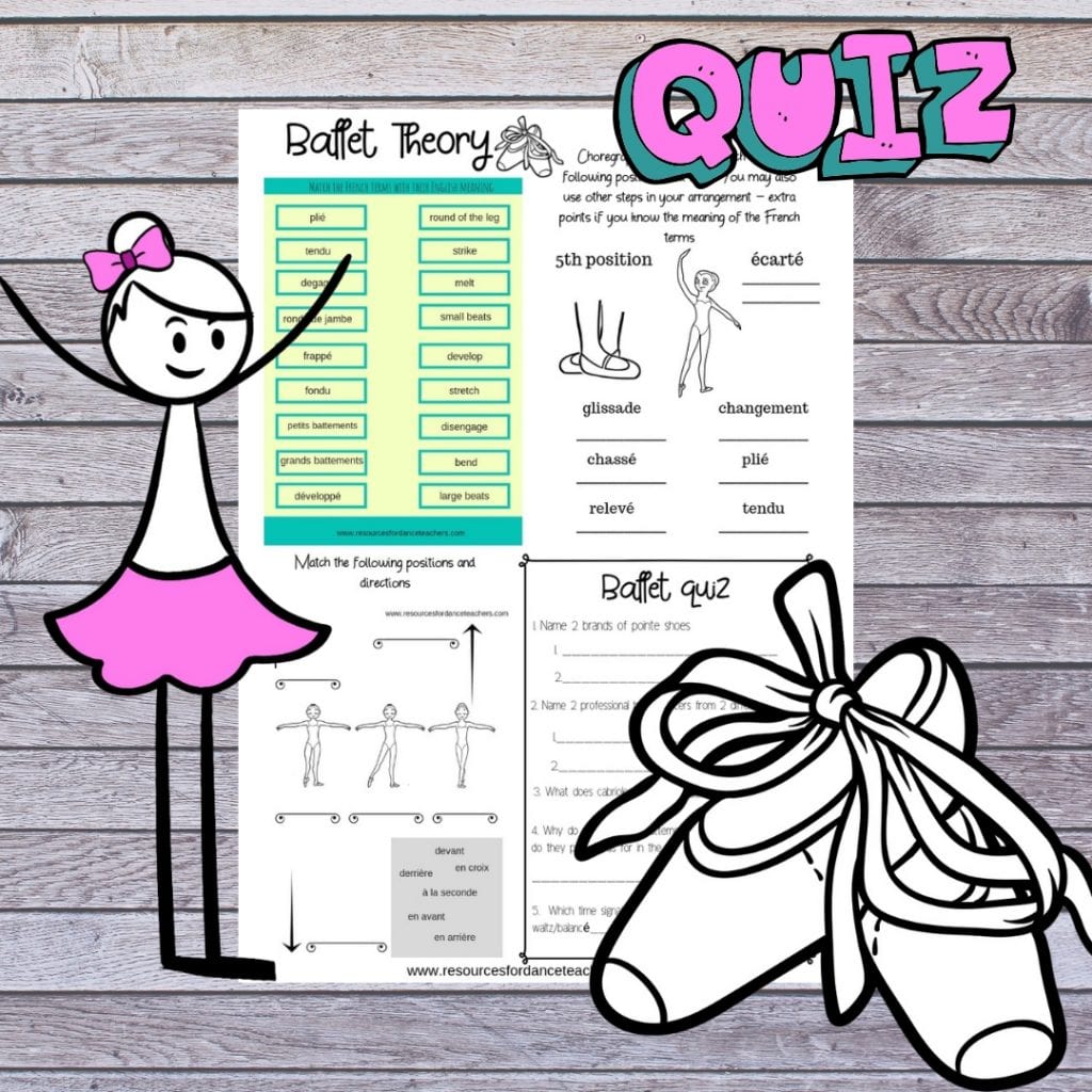 free ballet theory quiz