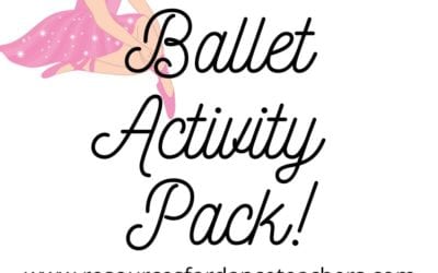Download Ballet Activity Packs for studio shutdowns