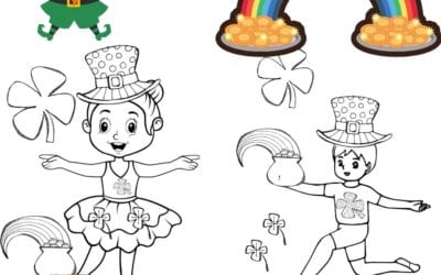 Saint Patrick’s Day Preschool Dance coloring page