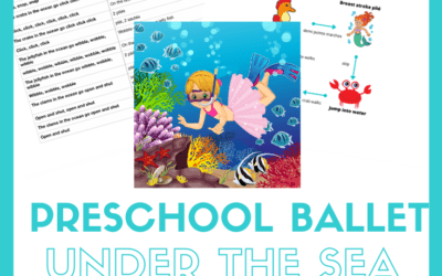 Under the Sea Free Preschool Dance class plan