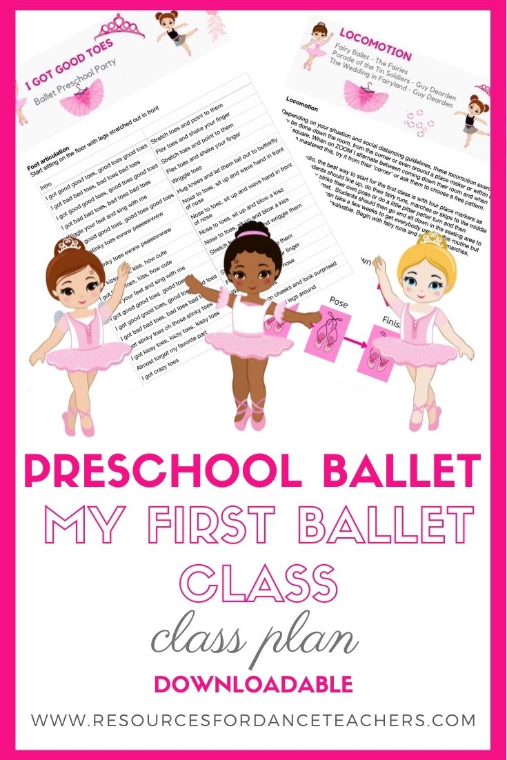 pre-ballet class plan